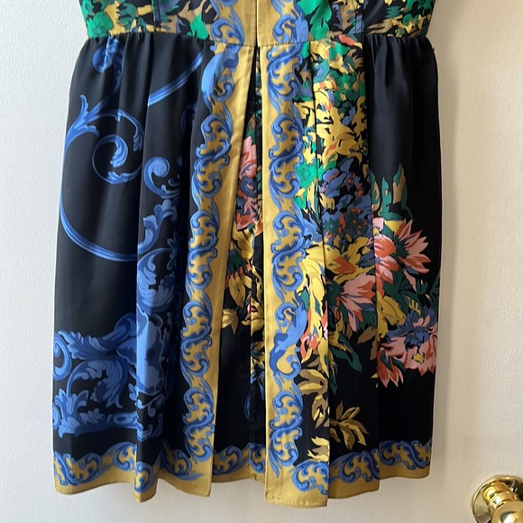 Tibi Baroque Scarf Cap Sleeve Dress - Picture 7 of 8